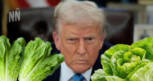 Trump analiza imponer arancel a México por brote de ciclosporiasis ligado a la lechuga