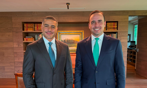 Refrenda Manolo y Harfuch compromiso por la seguridad de Coahuila y México
