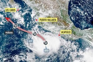 Evoluciona ‘Polo’ a huracán categoría 5