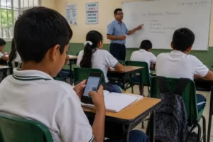 Restringirán uso de celulares en aulas a partir de octubre